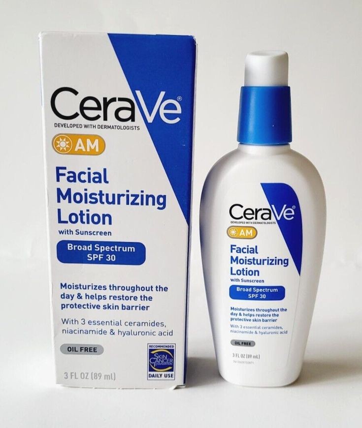 Cerave Am Facial Moisturizing Lotion With Spf 30 Ceramides Hyaluronic Acid