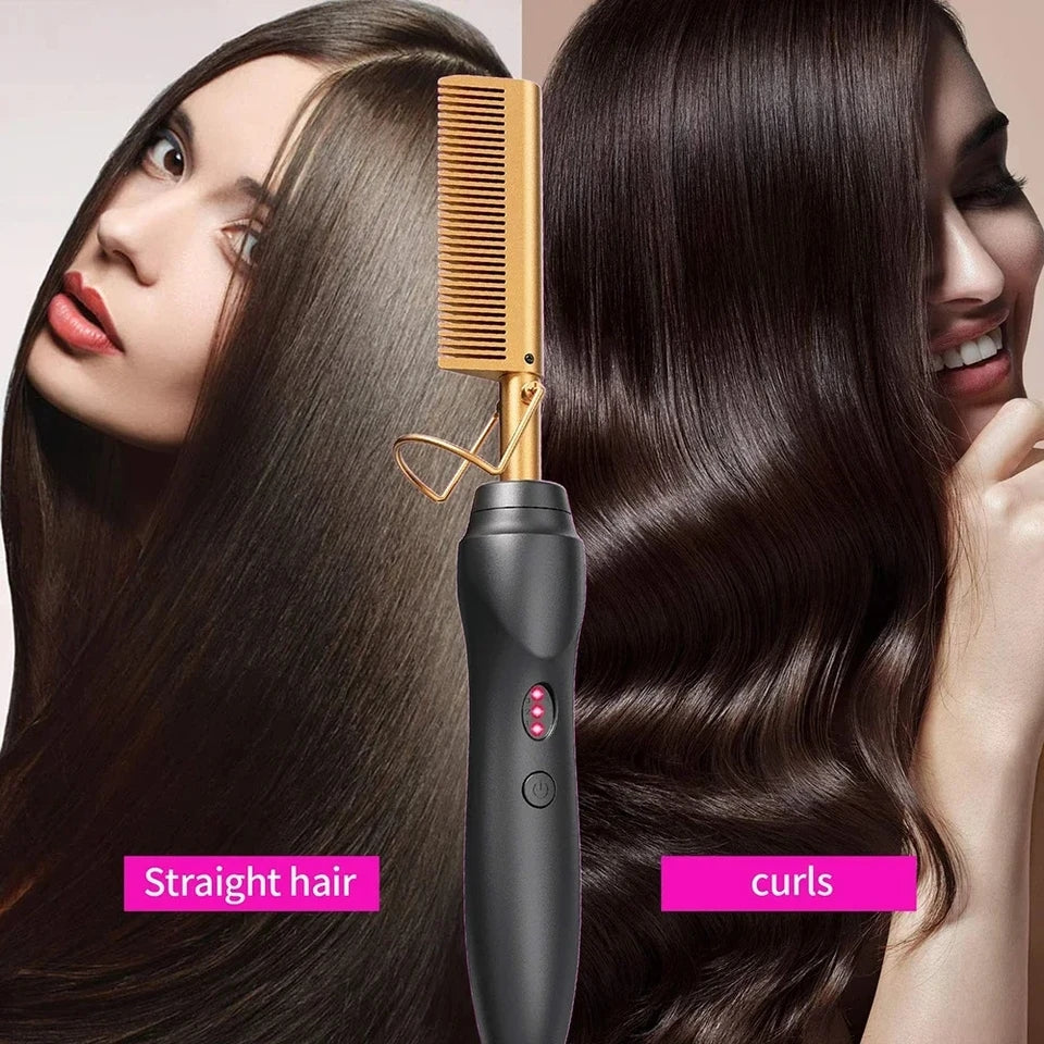 European Hot comb Ceramic plated