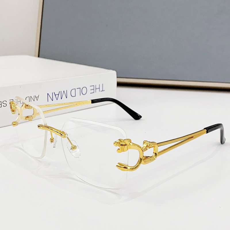 Leopard sunglasses (white)