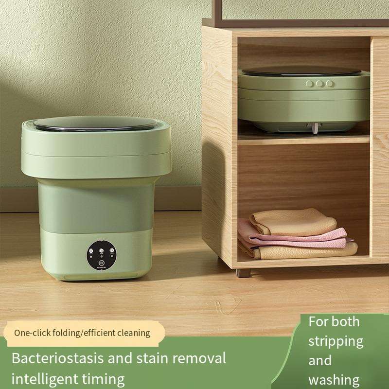 Portable folding mini washing machine