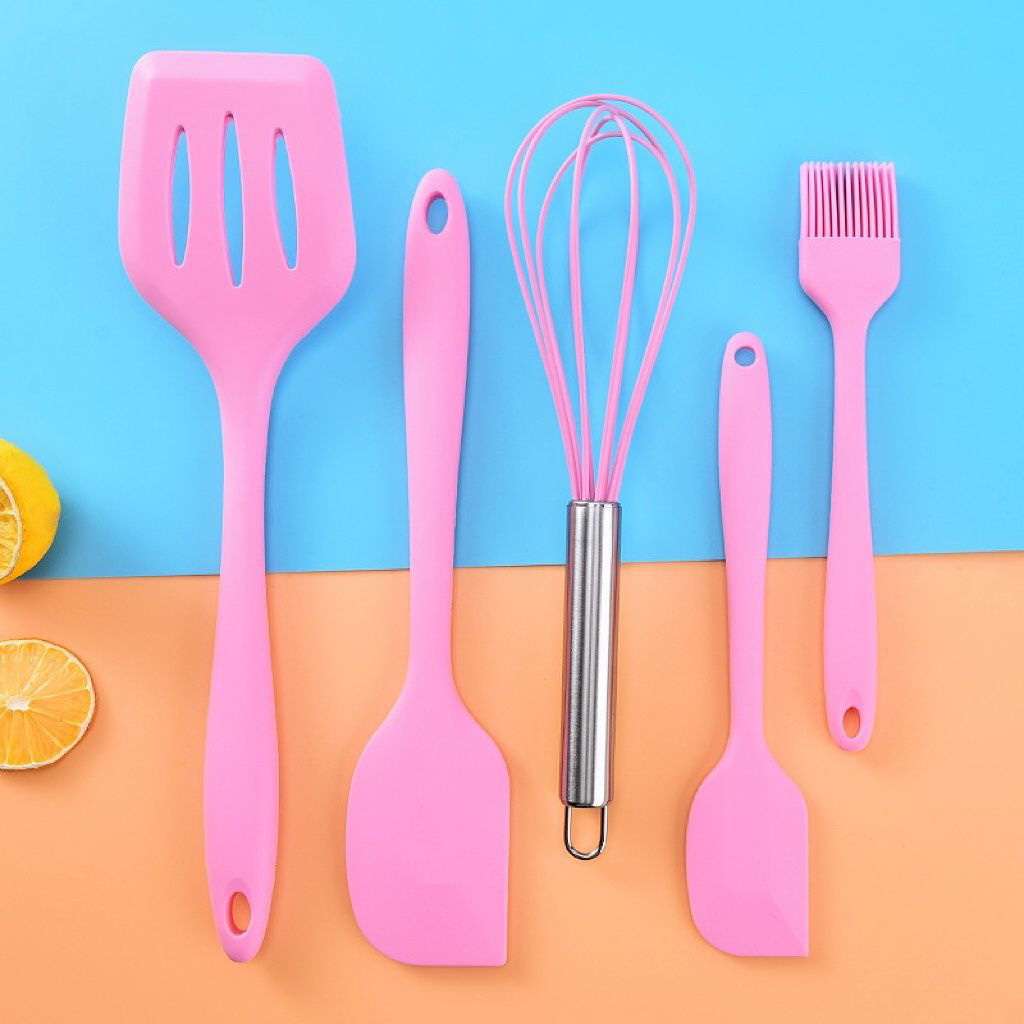 five-piece high quality Silicon spoon Bake set