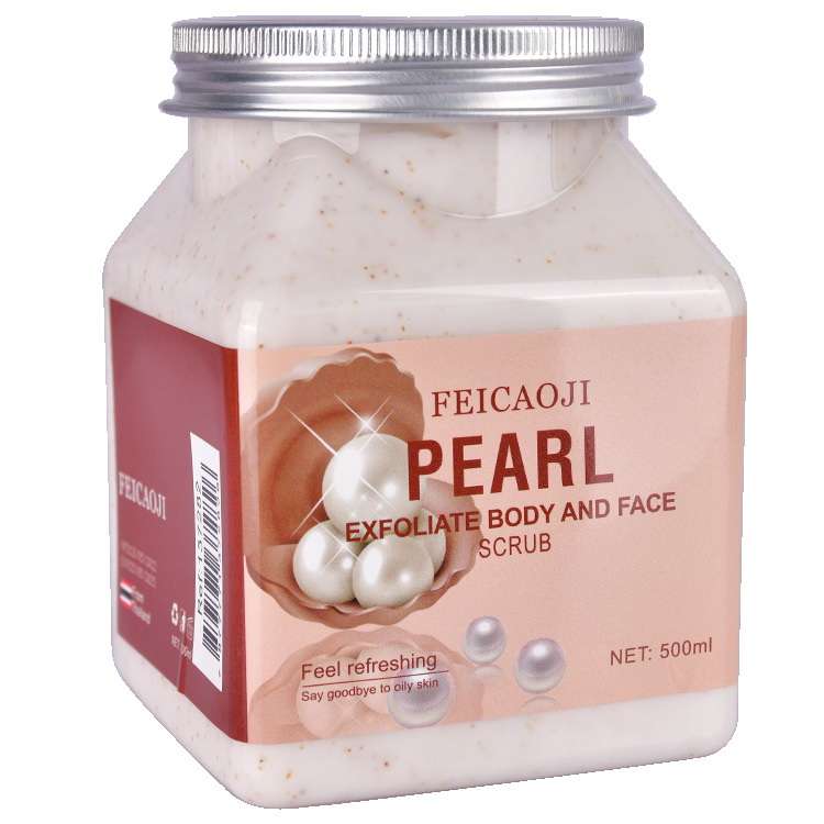 Pearl Powder Body scrub for deep cleansing and exfoliation