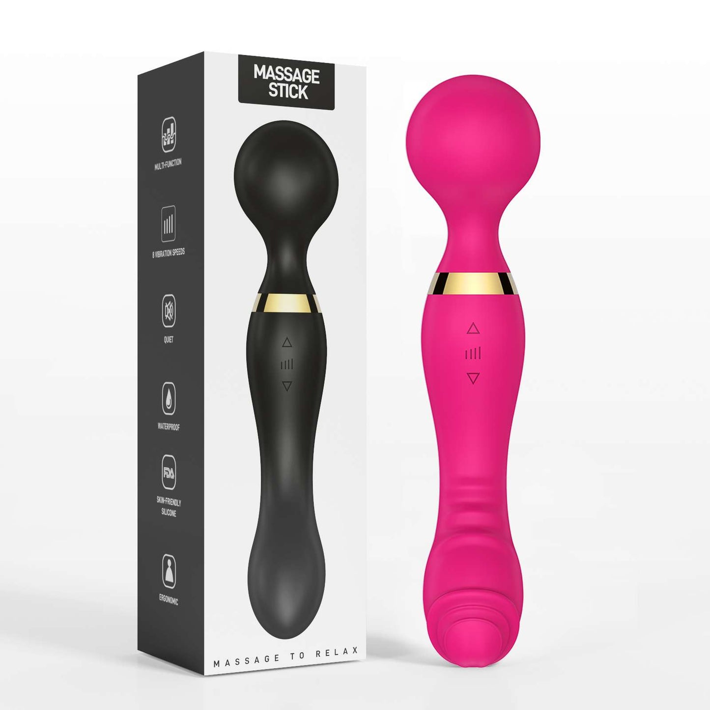 20 in 1 Pet double end double head 8 gear strong vibrator