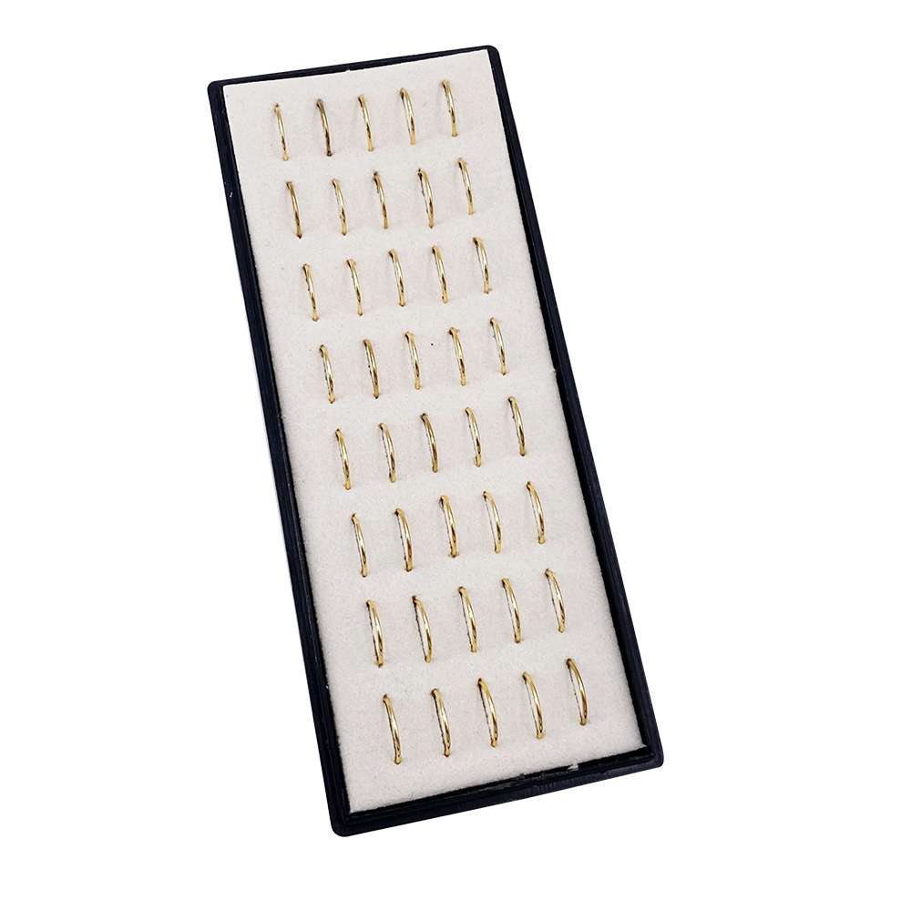 40pcs Gold Nose and earrings