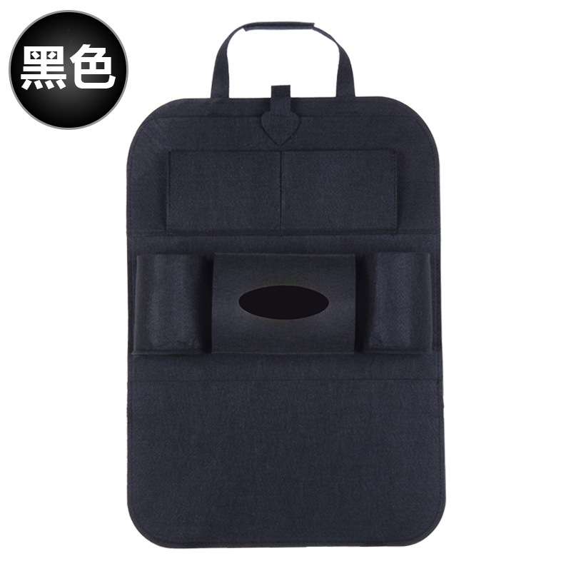 Black Car Seat hanging bag Storage