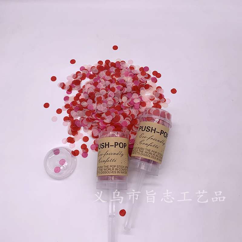 Wedding Party Firework Handheld Push-Pop Confetti