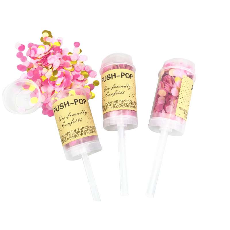 Wedding Party Firework Handheld Push-Pop Confetti