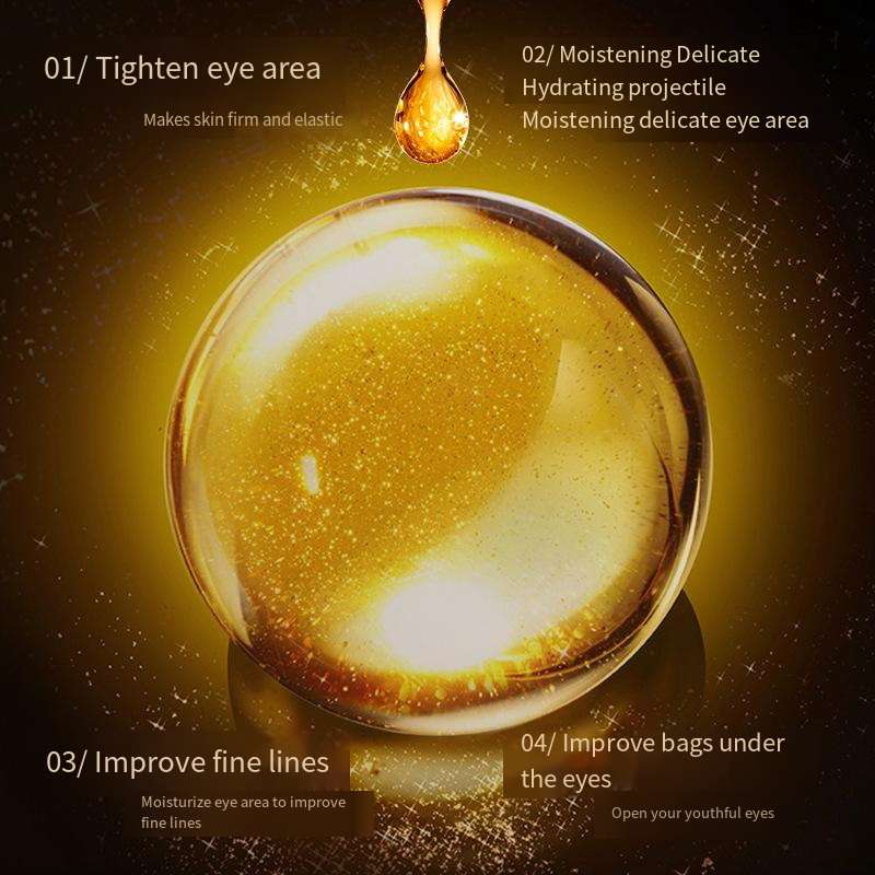 Hexapeptide Gold Honeycomb Hydrating Eye Mask for under eye circles
