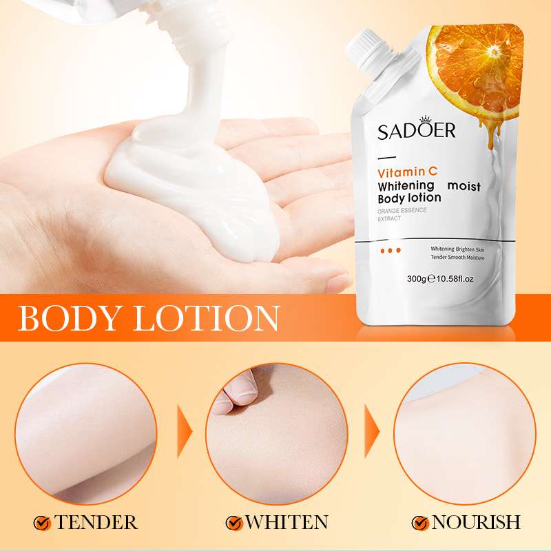 SADOER Vitamin C Whitening Moisturizing Body Lotion 300ml