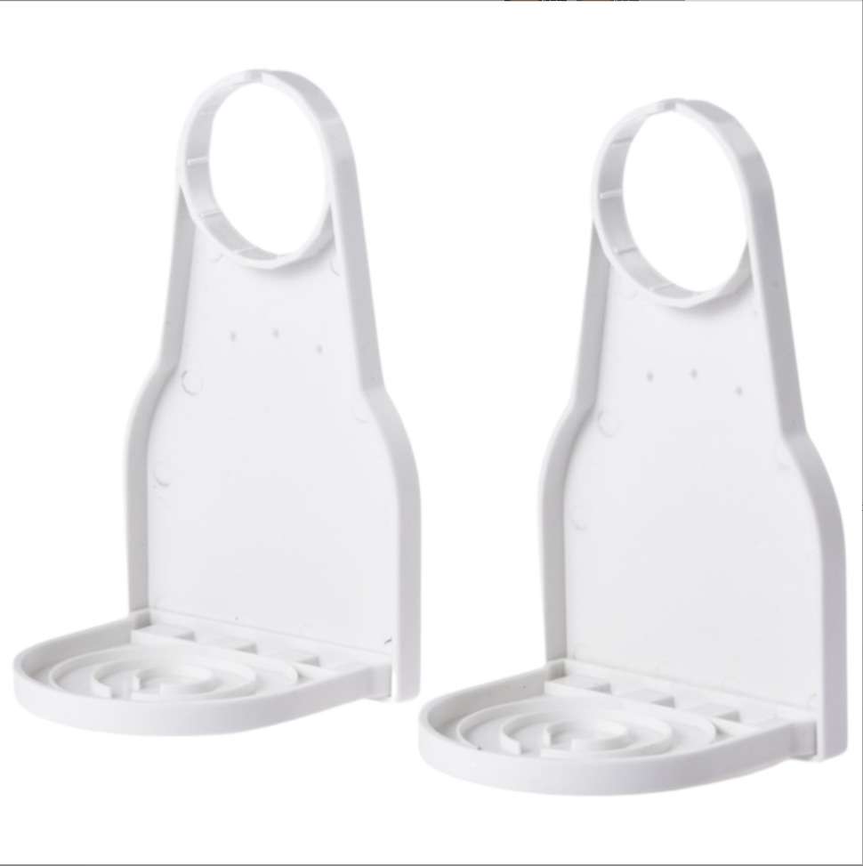 Cup holder bottle over dispenser suitable for oil, ketchup, shower gel etc Turn a bottle to dispenser