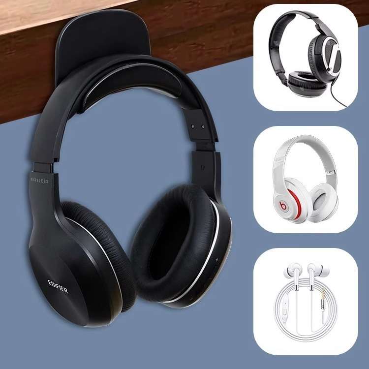 Punch-free Hook Headset Holder
