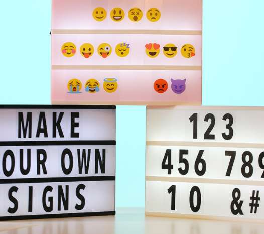 LED creative letter light box room decoration lights photo props trinkets