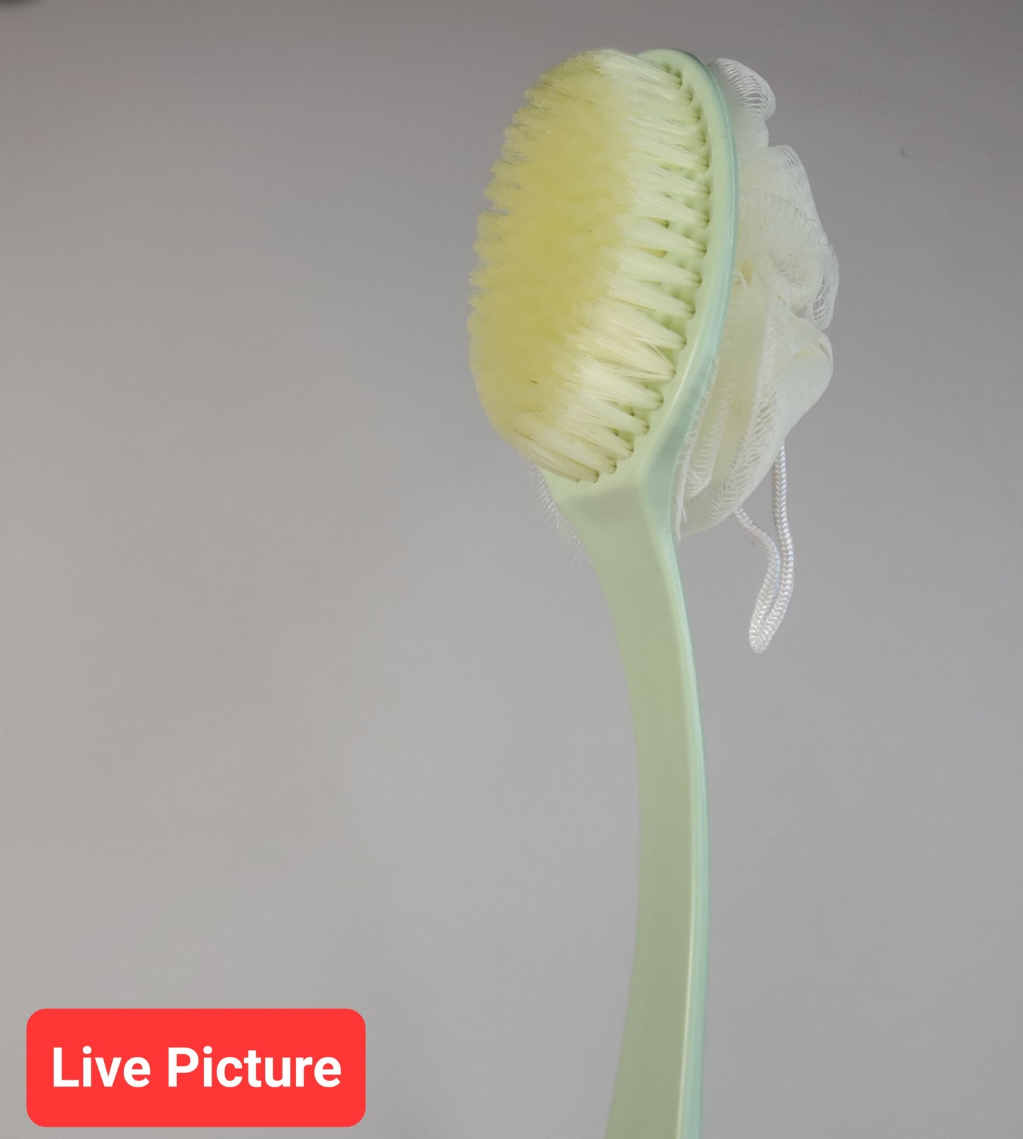 Green Double-Sided back and body scrubber