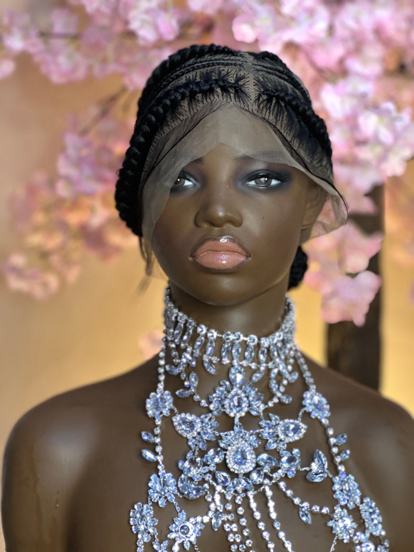 0030 Braided Wig Glueless wig
