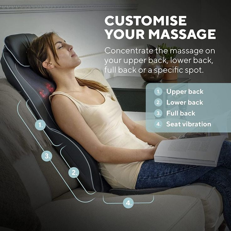 FULL SIZE SEAT Topper Full body Massage with soothing heat