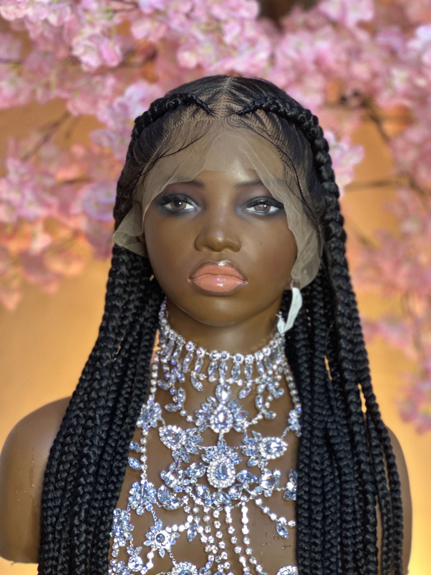 0027 Braided Wig Glueless wig