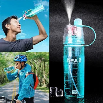Gym Water bottle with spray