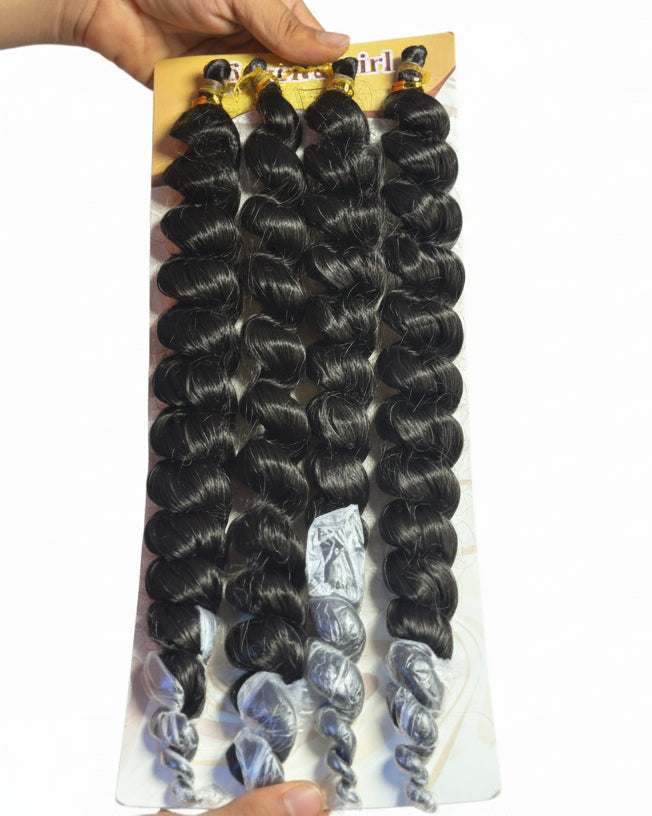 Miracle Knots Natural Boho braiding Extension 3 bundles