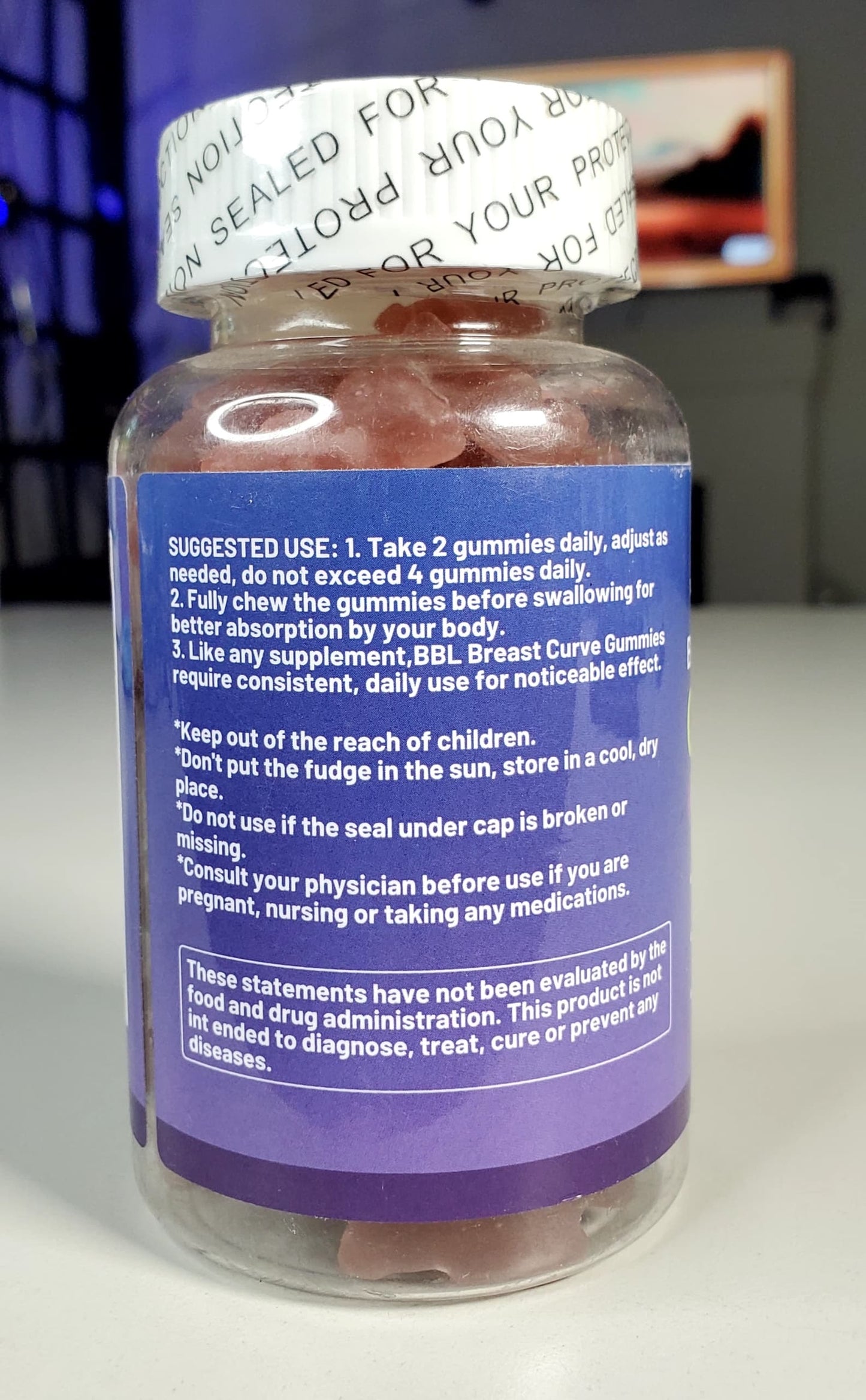 BBL breast curve Gummy