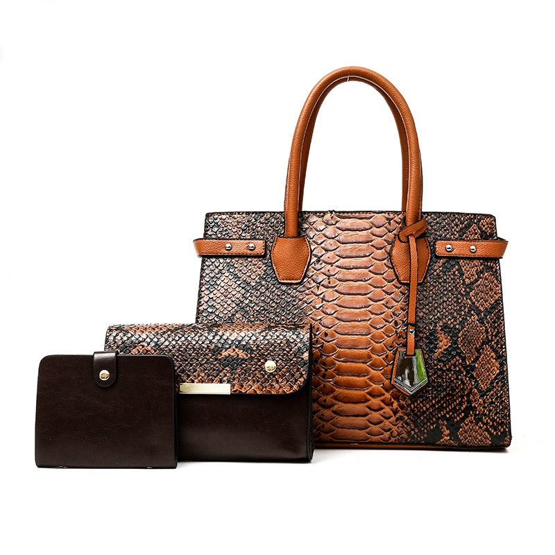 Reptile Skin 3 in 1 Madam™ Bag