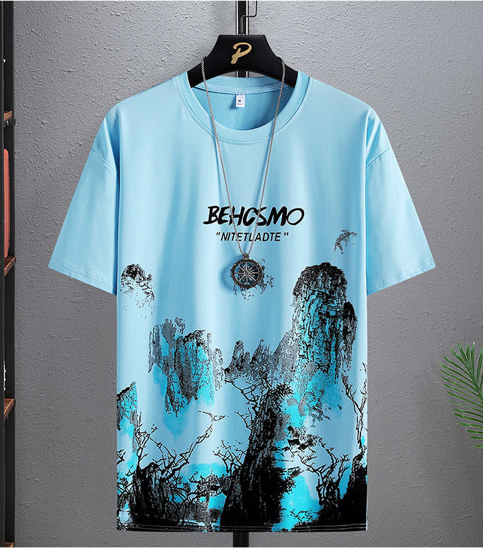 Dilettante short sleeve for men blue