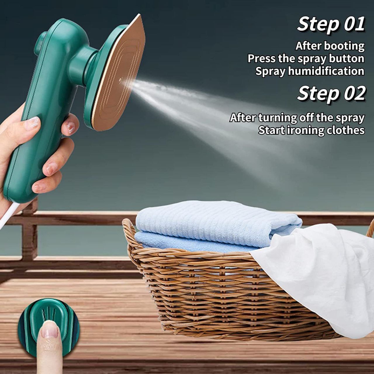 Green Hand held Electric iron lon Plating