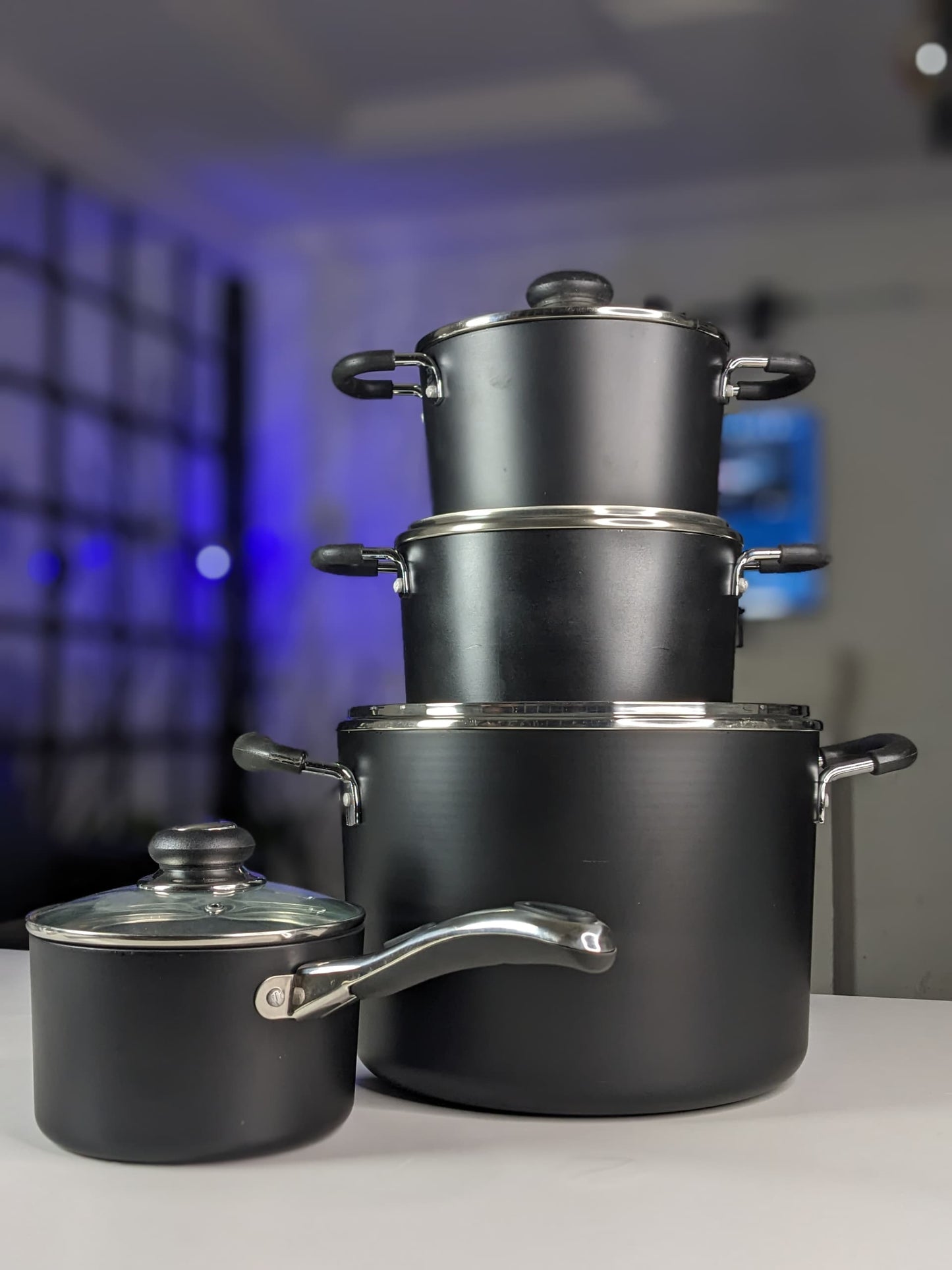 Chef inox Professional Stoneware granite set sizes : 28cm/20cm/16cm/18cm (life time guarantee)