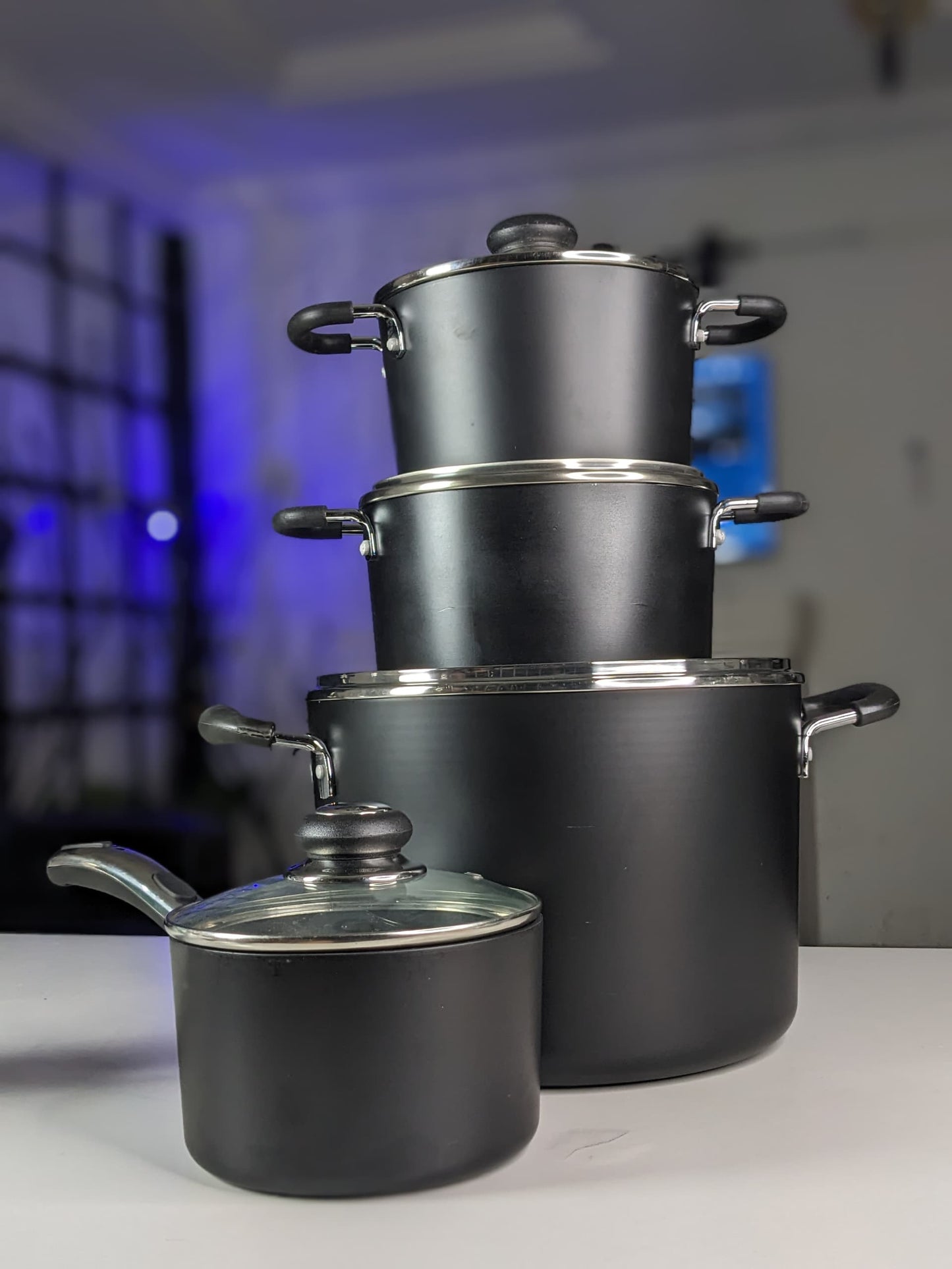 Chef inox Professional Stoneware granite set sizes : 28cm/20cm/16cm/18cm (life time guarantee)