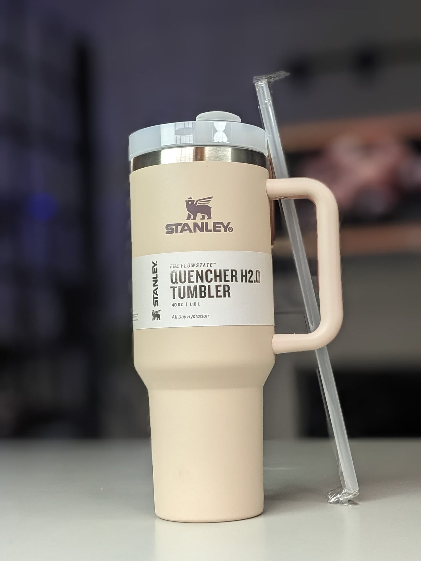 Original Stanley Quencher H2.0 Flowstate thumblr Cup - NUDE