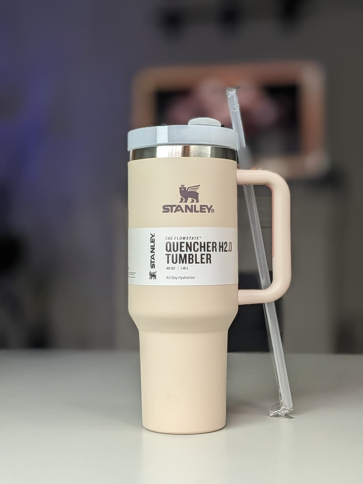 Original Stanley Quencher H2.0 Flowstate thumblr Cup - NUDE