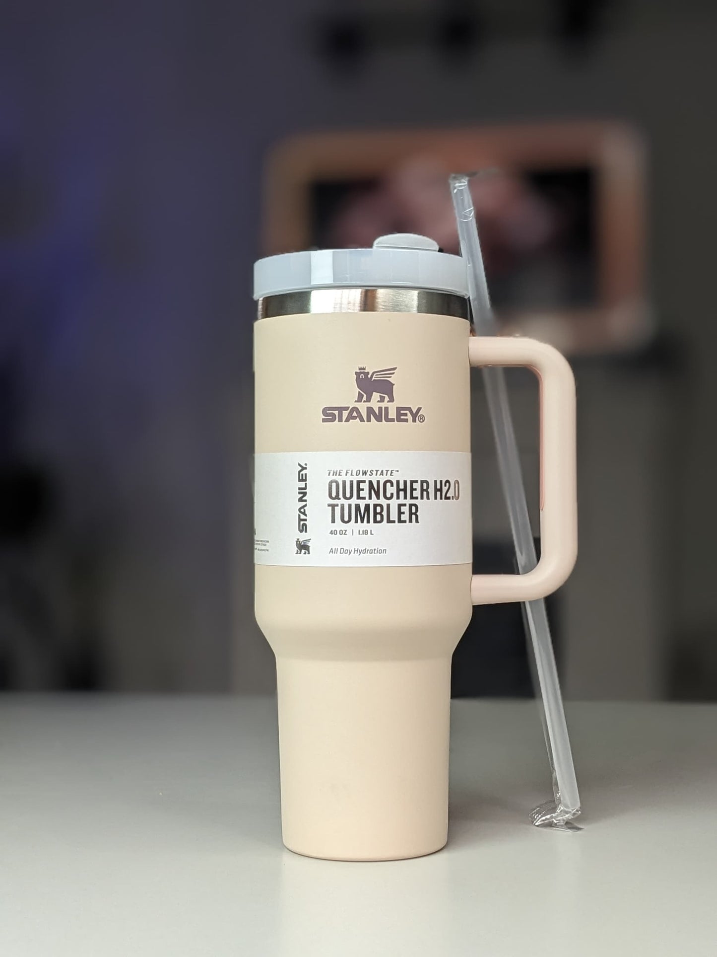 Original Stanley Quencher H2.0 Flowstate thumblr Cup - NUDE