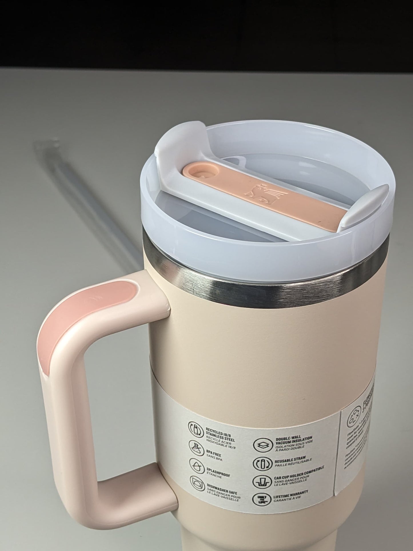 Original Stanley Quencher H2.0 Flowstate thumblr Cup - NUDE