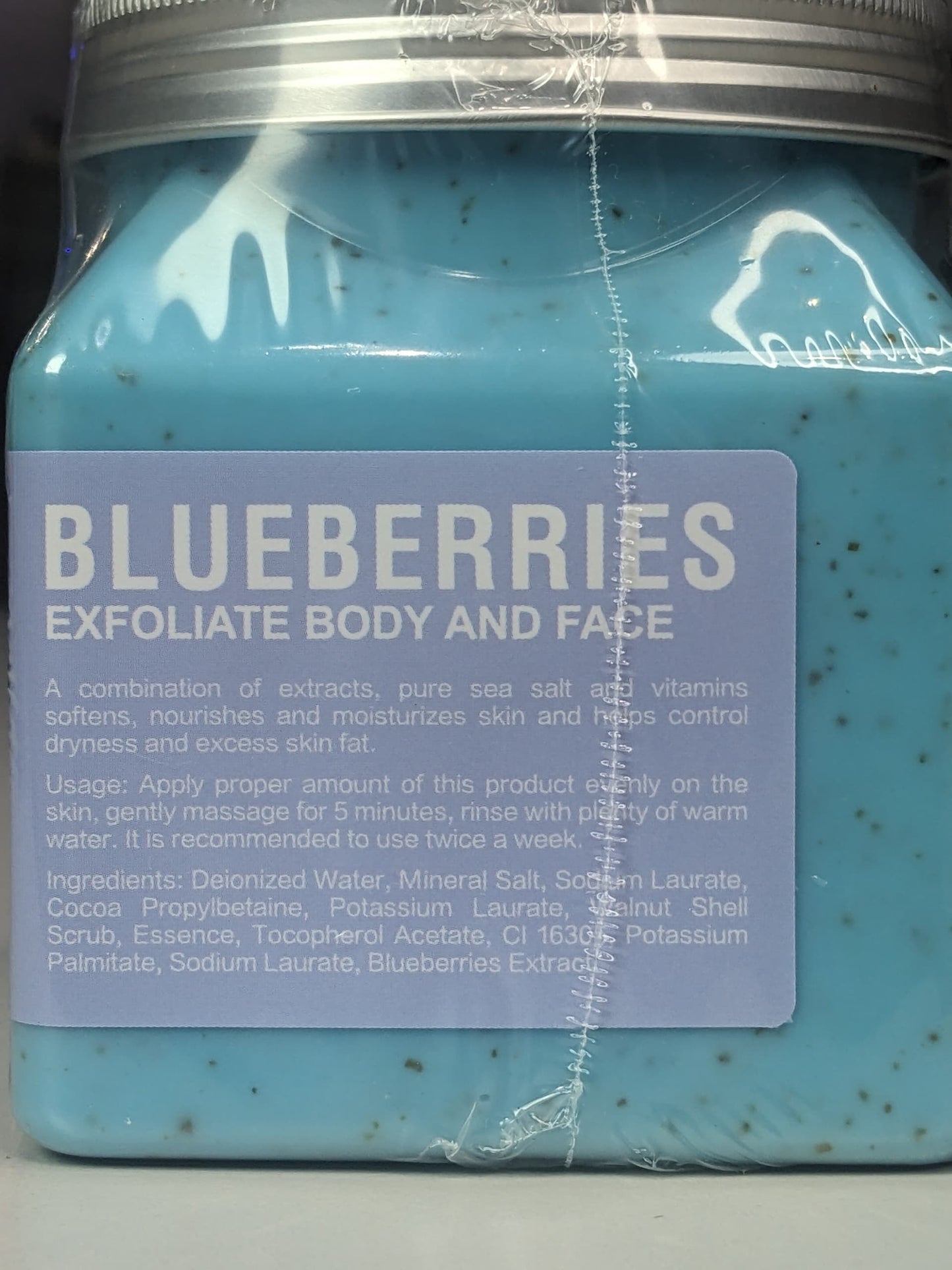 Blueberries face and body