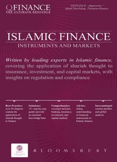 Instruments and Markets Islamic Finance E-book
