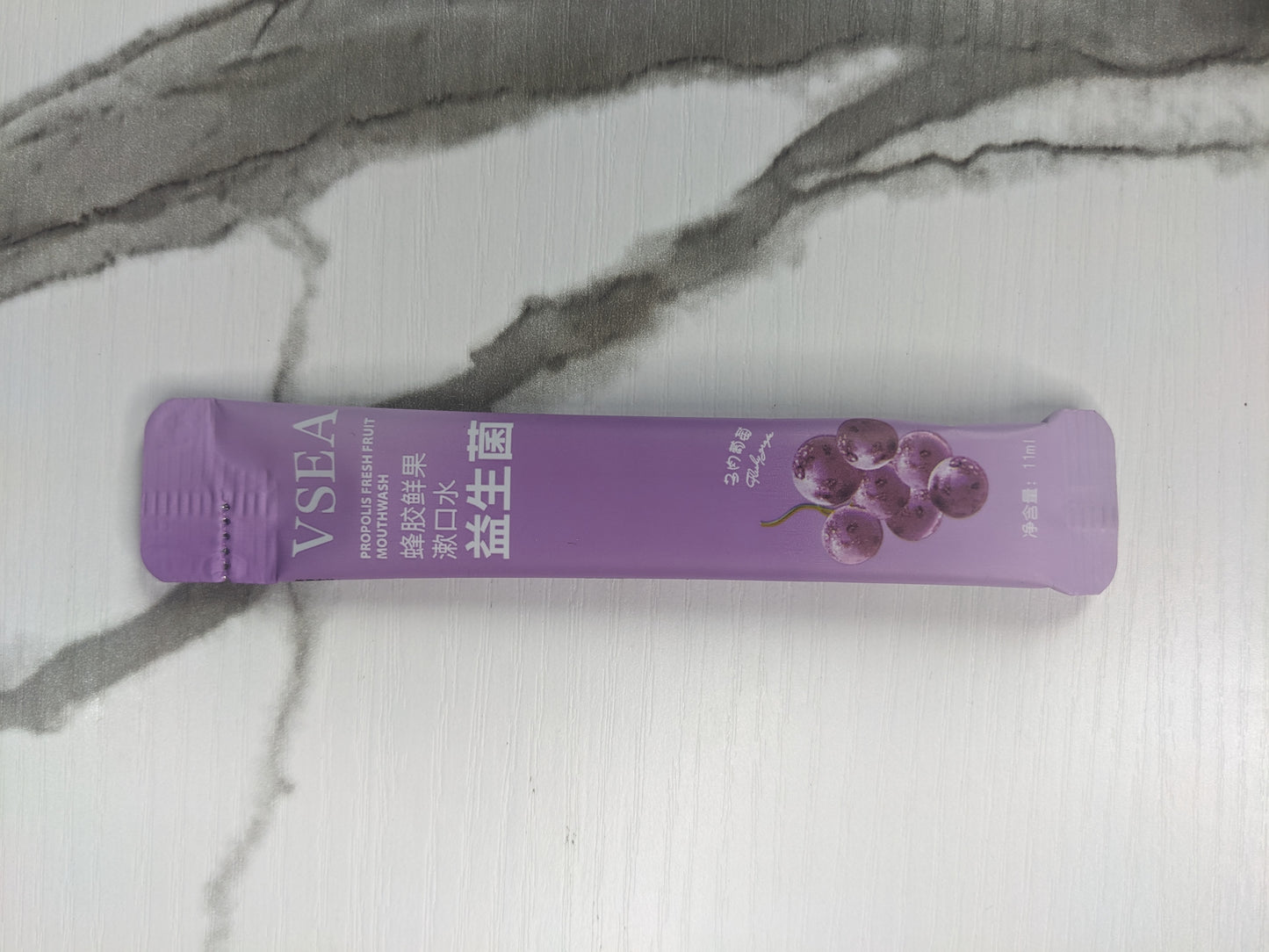 Grape mouth wash fresh breath clean mouth residual removal