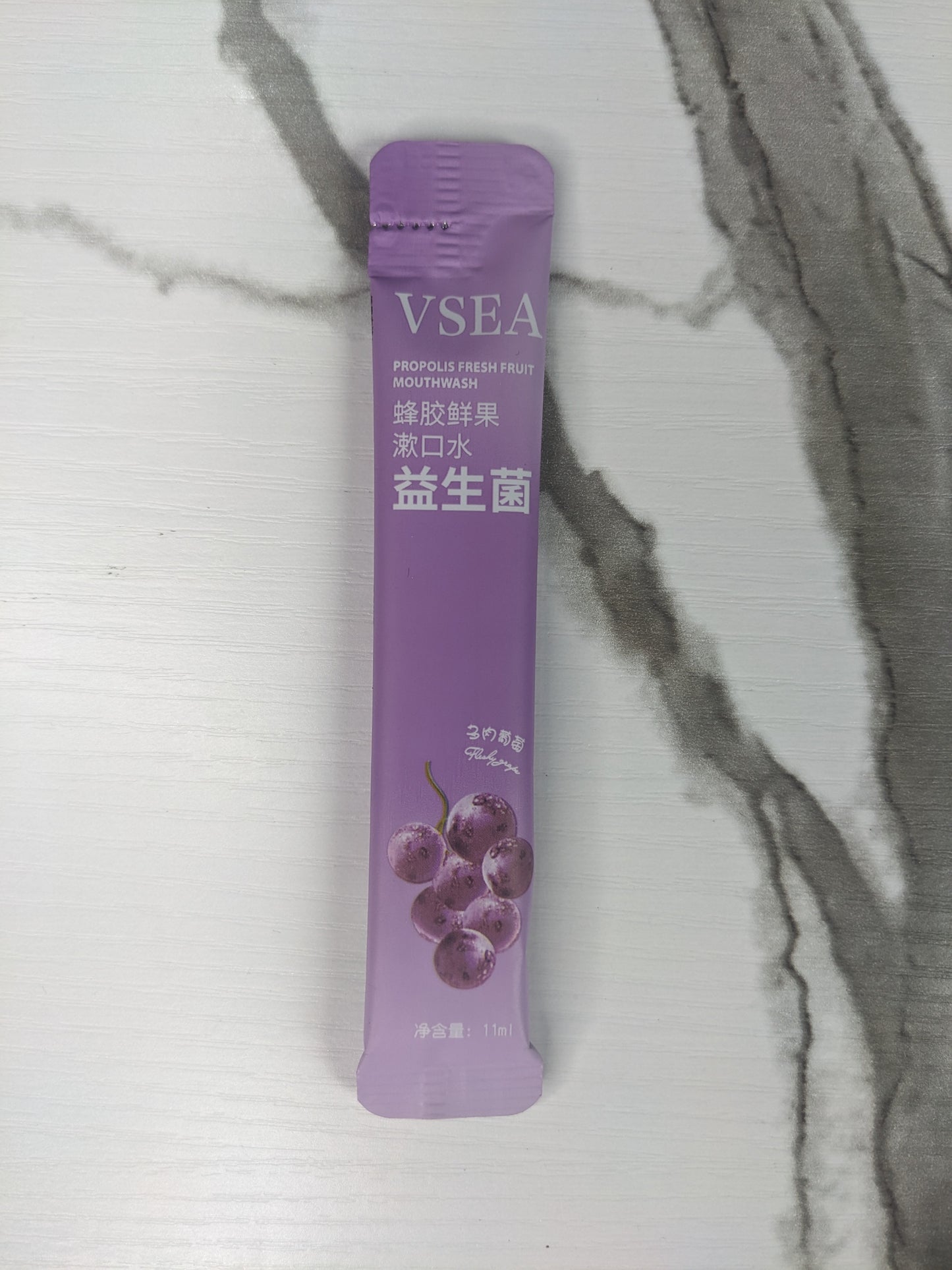 Grape mouth wash fresh breath clean mouth residual removal