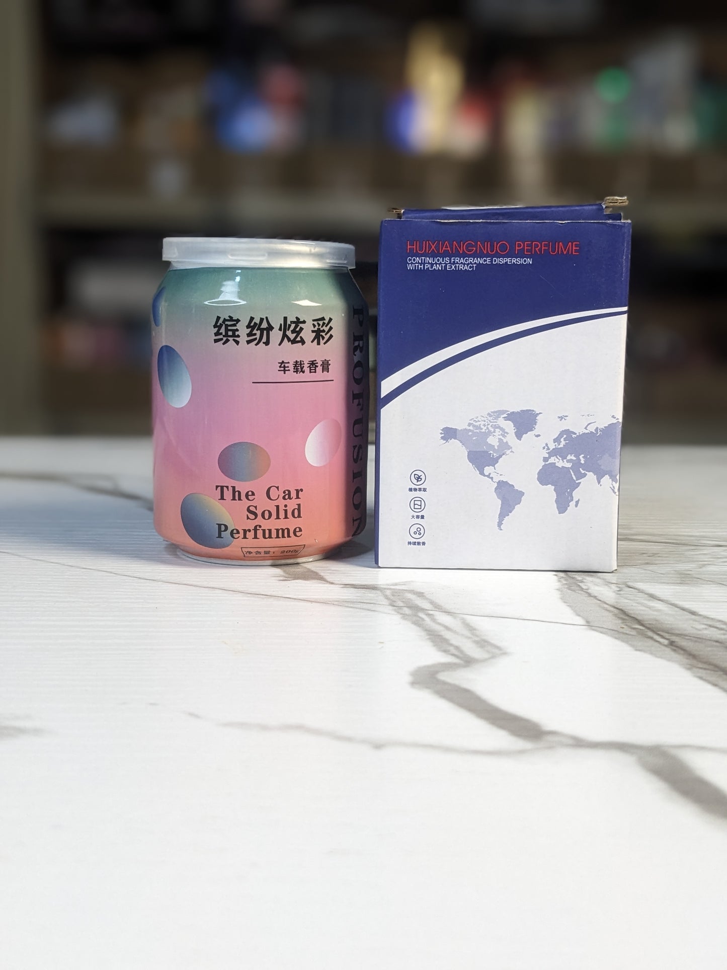 200g Car Aromatherapy Perfume Fragrance Canned Solid Balm Gel Deodorizer