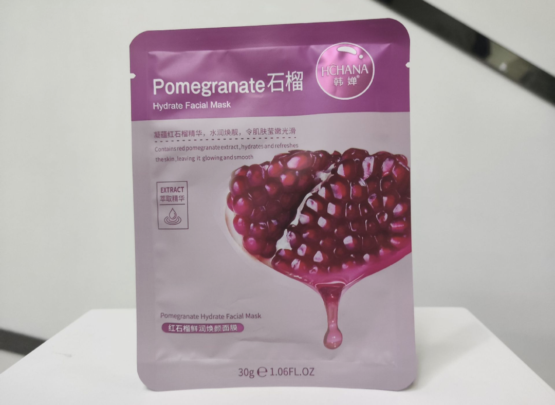 Pomegranate Acne Scar Treatment face mask sheet