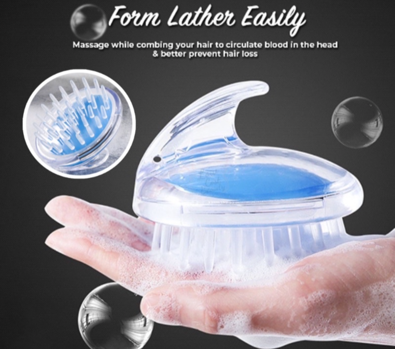 Silicon hair washer Scalp massager tool brush