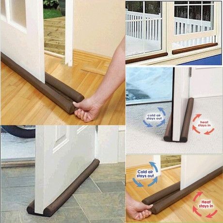 Door stopper for dust/rodents