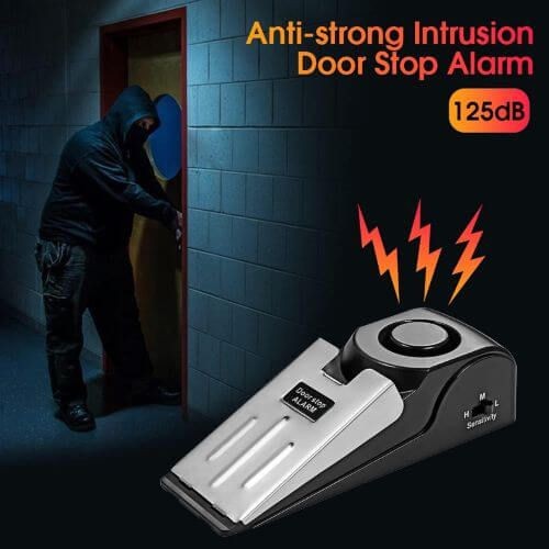 ANTI-STRONG INTRUSION D0OR STOP ALARM WITH FREE BATTERIES