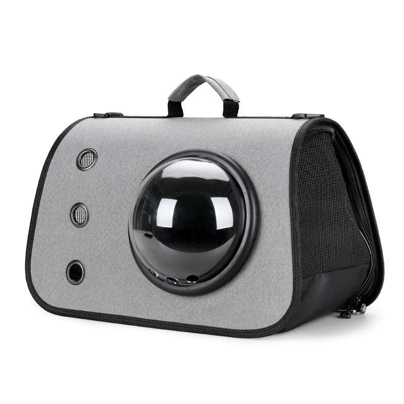 Pink Oxford Style Portable Breathable Cat Briefcase