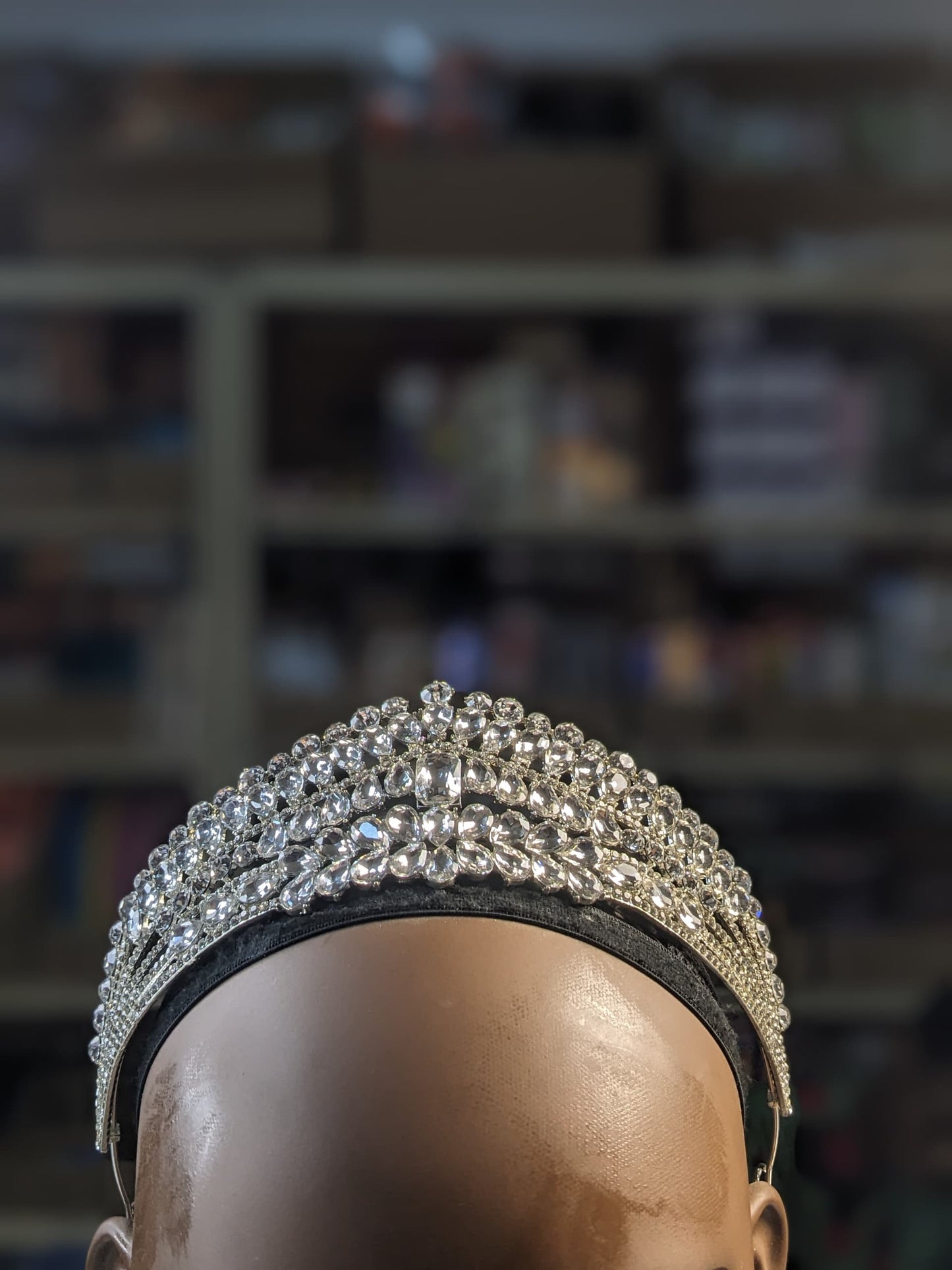 Fangying Empress Diamond crown - One of a kind Hand made Singapore Princess Gowns