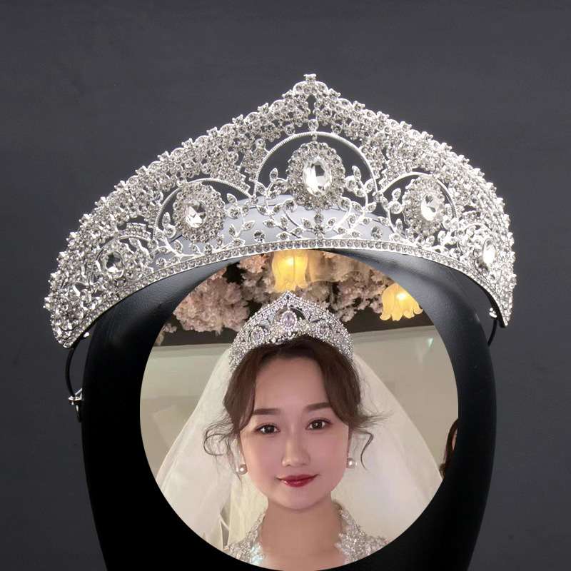 Qi Yuan Empress Diamond crown - One of a kind Hand made Singapore Princess Gowns