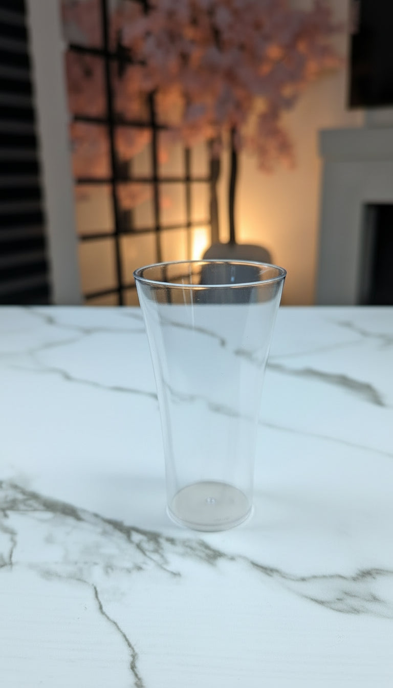 Stylish Acrylic glass cup set unbreakable 6pcs per set