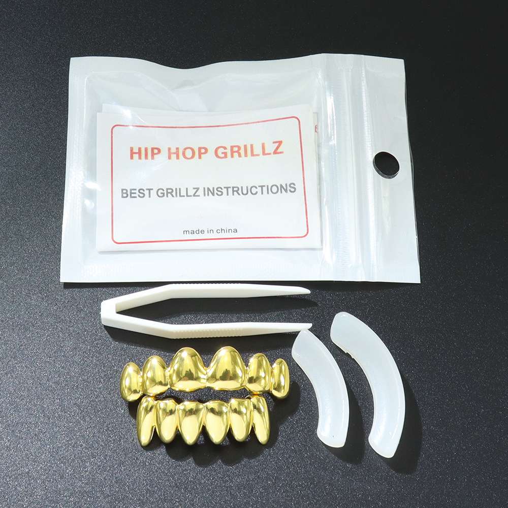 HIPHOP Gold Plated Teeth Grillz