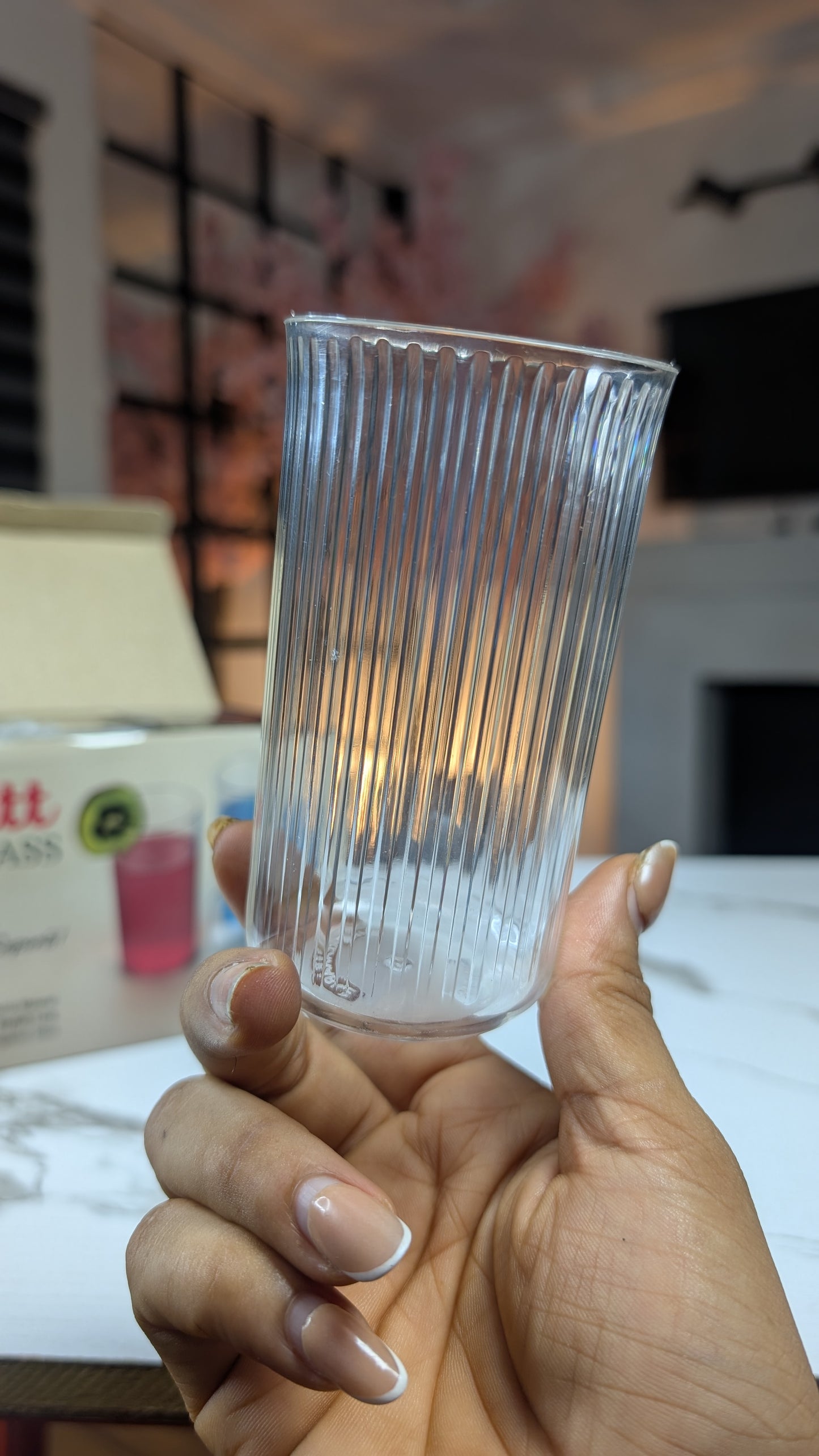 Martin unbreakable Acrylic glass cup set
