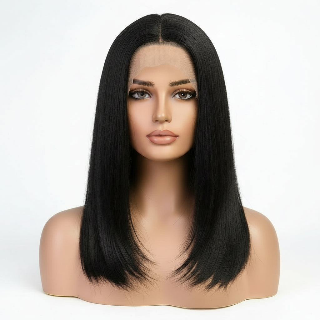 HAIRCUBE Fiber brown Bob wig