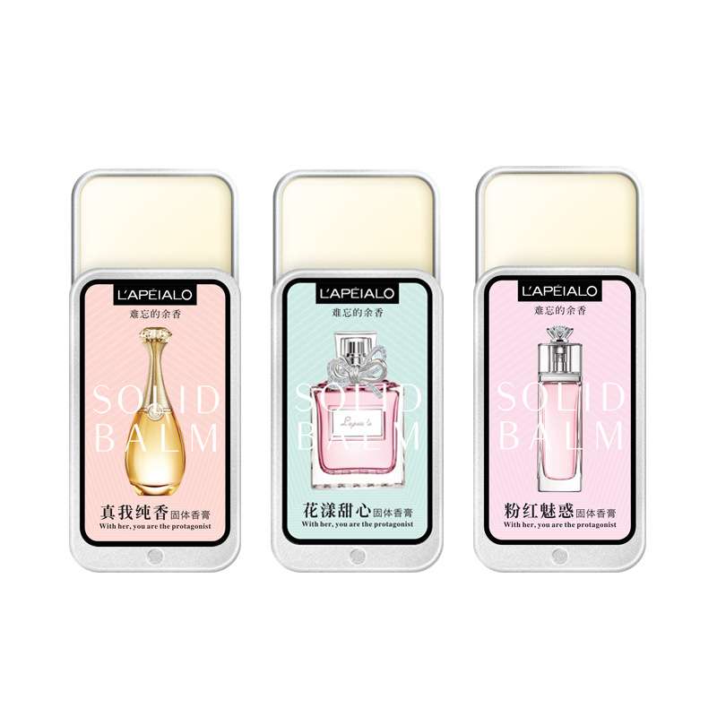 Floral Solid balm body perfume wax