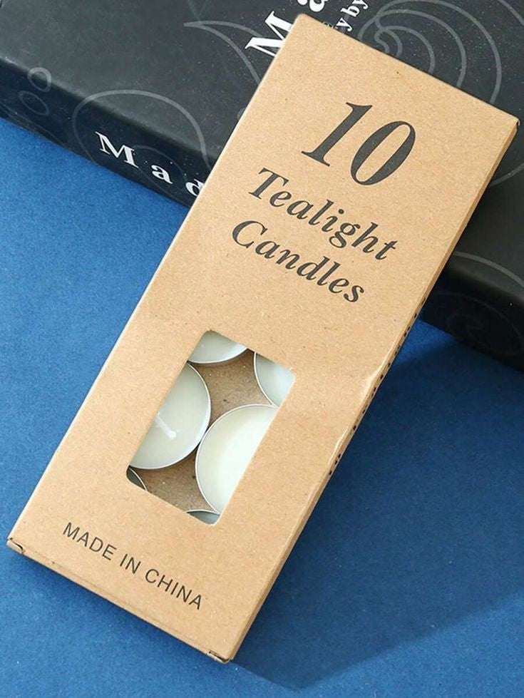 10pcs a Pack Smokeless tealight candle